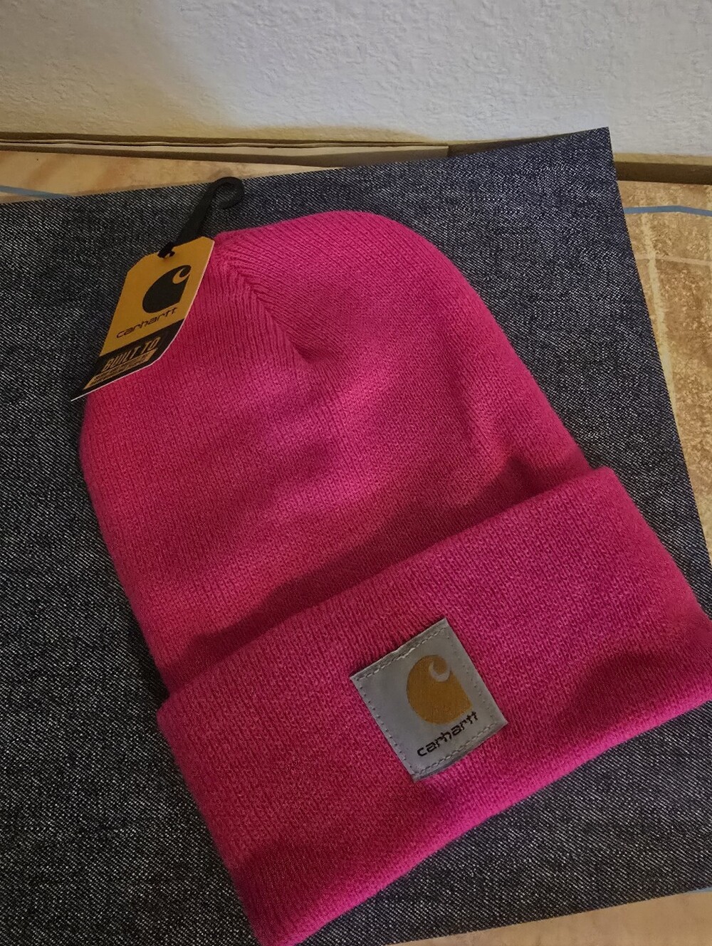 Carhartt Hot PinkKnit Cuffed Beanie